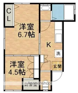 小日向テラス【1階】の間取り