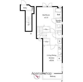 ミーテ本町【2階】の間取り