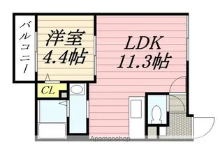 ライトベル北20条【4階】の間取り