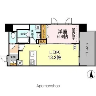 THE REJUVEPORT KISARAZU【9階】の間取り