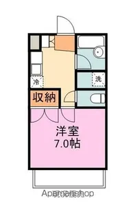 シュガーハウス杉谷【203号室】の間取り