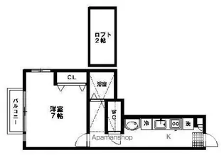 アイビー【110号室】の間取り