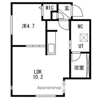 GRACE豊平【303号室】の間取り