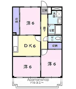 ウィンズハイム【3階】の間取り