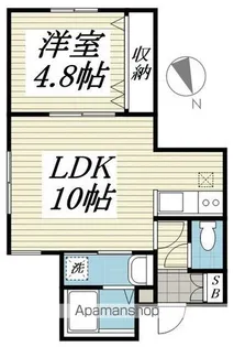 グレイス高砂【1階】の間取り