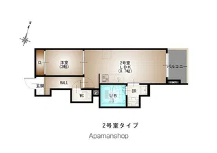 REGALEST DS AOSAKI(旧RE青崎1)【102号室号室】の間取り