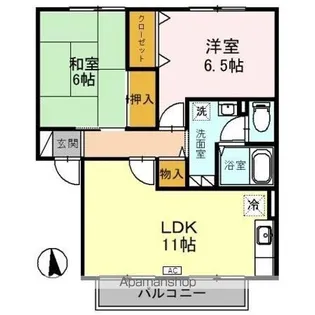 カーサ・メルベーユ【2階】の間取り