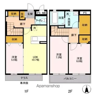ウィンド・フィル【1階】の間取り