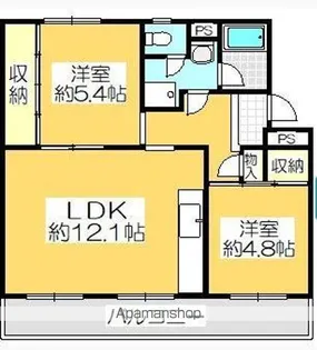 ヴィラナリー屋島【3101号室】の間取り