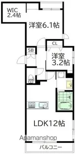 GRAN ARK(グランアーク)【2階】の間取り