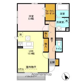 コスモ22【1階】の間取り