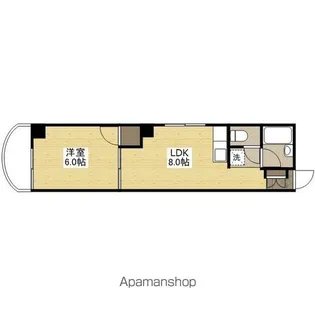 植木ビル【6階】の間取り