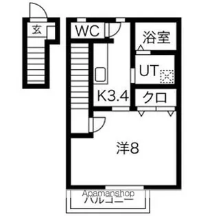 ALLEGIO(アレジオ)【2階】の間取り