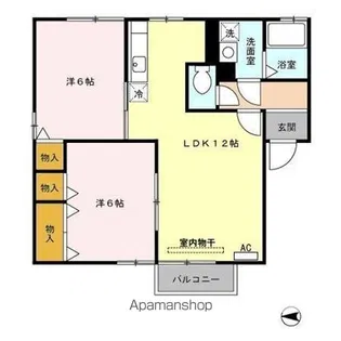 グリーンパーク泉 C【1階】の間取り