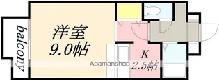 エクシード花園【3階】の間取り