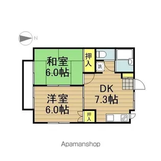 アドバンスドゥマン【1階】の間取り