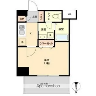 リアライズ代官町【6階】の間取り
