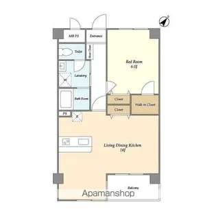 ウィルテラス船堀【4階】の間取り