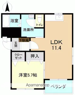 ヒーローマンションダリア【302号室】の間取り