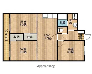小林ビル【3階】の間取り