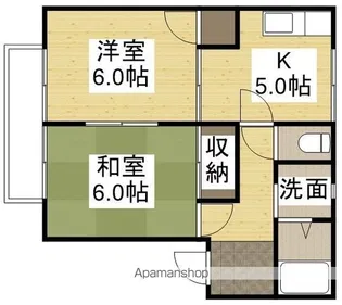マーブルアーチ【1階】の間取り