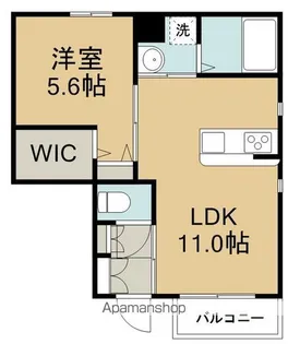 FOREST TWO【1階】の間取り