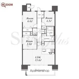 プレサンスグラン丸の内【201号室】の間取り