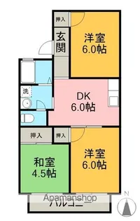 セントラル南【2階】の間取り