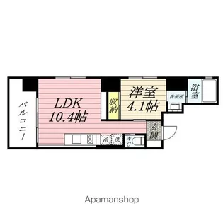 NEXUS鶴見【4階】の間取り