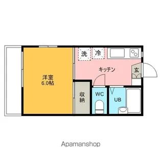 ハイツ木崎B棟【202号室】の間取り