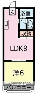 コーポ幸【102号室】の間取り