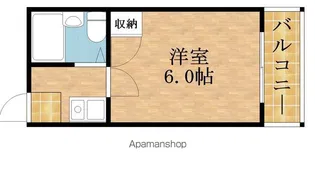 エクセル101【3階】の間取り