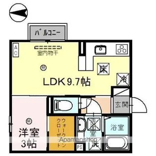 フィーカ【1階】の間取り