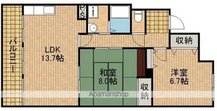 ビオラ田町【12階】の間取り