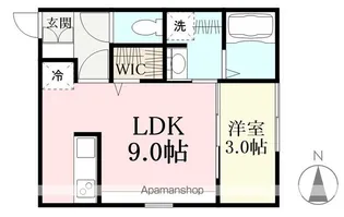 MACHERIE【106号室】の間取り