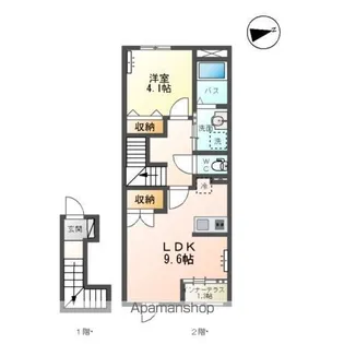 L I N K(リンク)【2階】の間取り