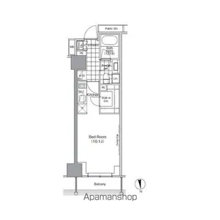 東京都江東区深川2丁目【マンション】の間取り