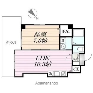 LESFEUILLE(レフィーユ)【1階】の間取り