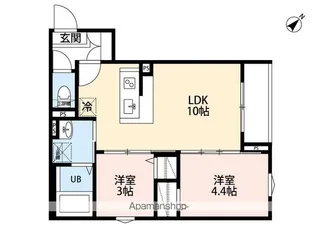 ROBOT HOME 瑞江【3階】の間取り