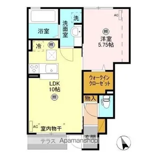 カレント II【1階】の間取り