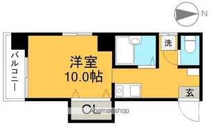 リヴィエラ二葉町【6階】の間取り