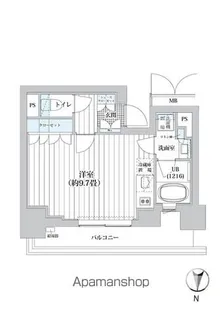ライオンズフォーシア清澄白河【6階】の間取り