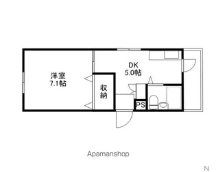 axメゾン【301号室】の間取り