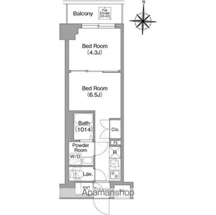 BPRレジデンス大島【4階】の間取り