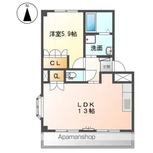 G-SHINE【3階】の間取り