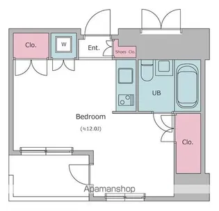 GARDEN I’LL YOTSUYA【10階】の間取り
