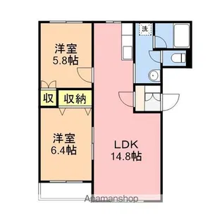 レオ・グランコート有明【3階】の間取り