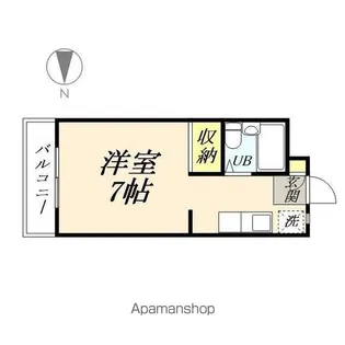 グランツ大元駅前【205号室】の間取り