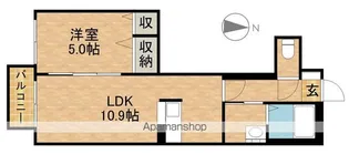 オリンピア【102号室】の間取り