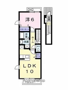 ジュネスユキΑ【2階】の間取り